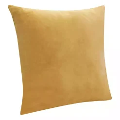New Ochre Velvet Handmade Throw Pillow Pillows