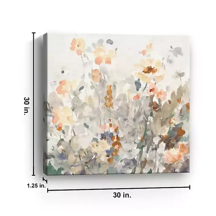 Kirklands Home Canvas Art|October Garden Canvas Art Print Gray