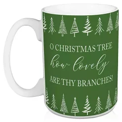 Sale Oh Christmas Tree Mugs, Set of 2 Christmas Dining & Entertaining