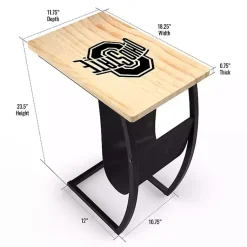 Kirklands Home Accent & End Tables|Ohio State University Wood C-Table Tan