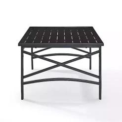 Kirklands Home Outdoor Tables|Oiled Bronze Metal Dayton Outdoor Coffee Table Brown