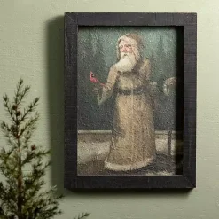 Hot Old World Santa Framed Art Print Christmas Decorations