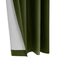Kirklands Home Curtains & Drapes|Olive Alpine Blackout Curtain Panel, 84 in. Green