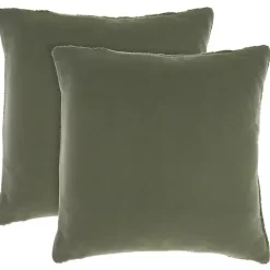Online Olive Cable Knit Throw Pillows, Set of 2 Pillows