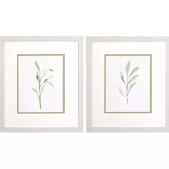 Kirklands Home Framed Art|Olive Leaves Framed Art Prints, Set of 2