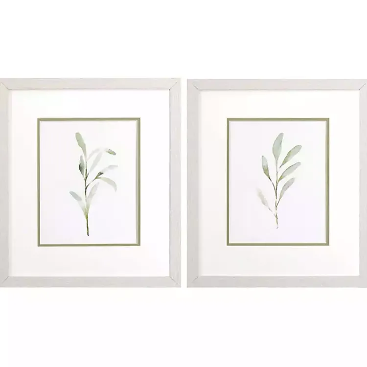 Kirklands Home Framed Art|Olive Leaves Framed Art Prints, Set of 2