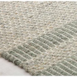 Kirklands Home Area Rugs|Olive Striped Border Area Rug Green