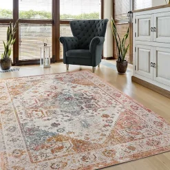 Kirklands Home Outdoor Rugs|Ombre at Dusk Indoor/Outdoor Area Rug, 7x9