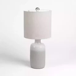Kirklands Home Table Lamps|Ombre Ceramic Table Lamp Gray