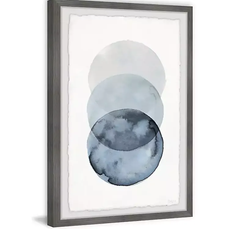 Kirklands Home Framed Art|Ombre Overlapping Circles Giclee Framed Art Print