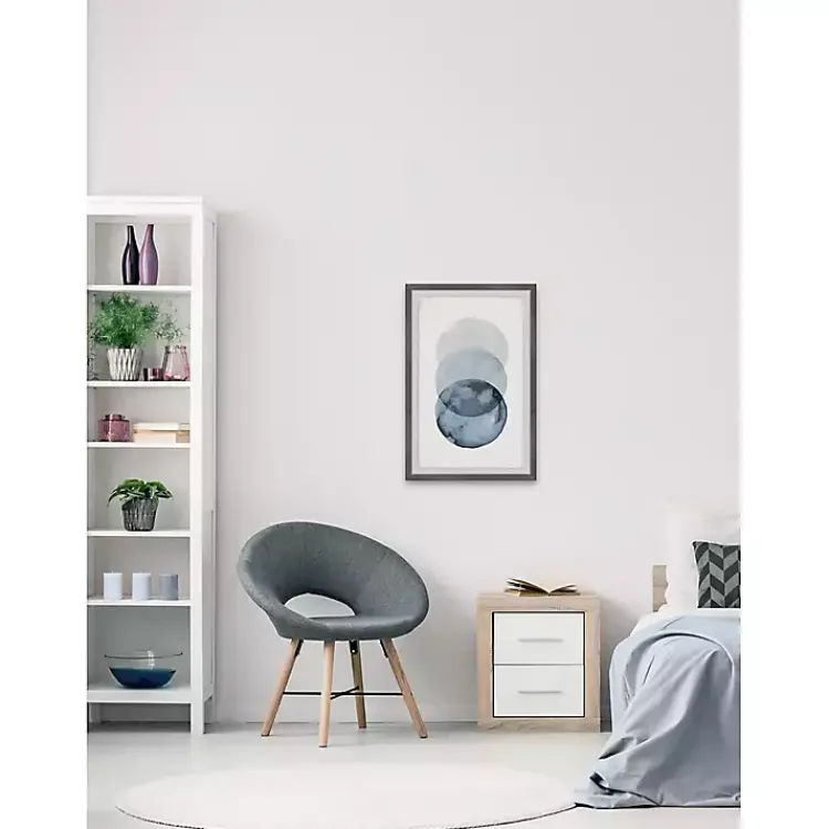 Kirklands Home Framed Art|Ombre Overlapping Circles Giclee Framed Art Print