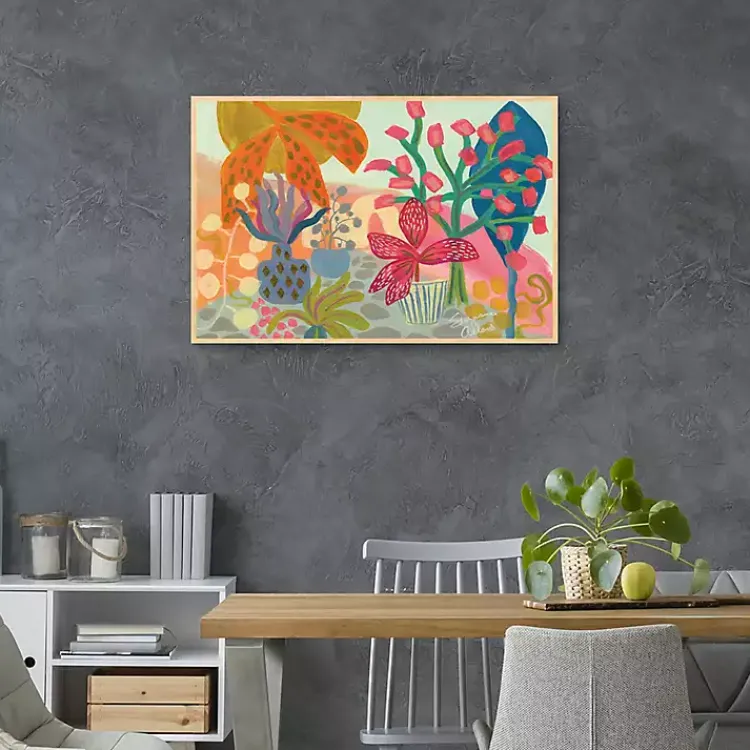 Kirklands Home Canvas Art|On the Veranda Framed Canvas Art Print Multi