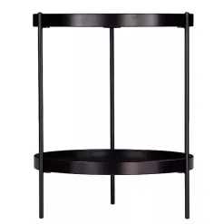 Kirklands Home Accent & End Tables|Onyx Rounded Modern Farmhouse Side Table