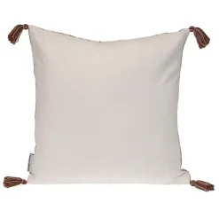 New Orange and Pink Floral Stripe Pillow Pillows