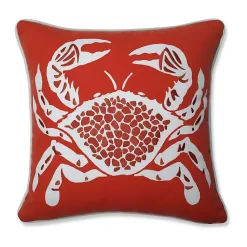 Kirklands Home Outdoor Cushions & Pillows|Orange Calvin the Crab Outdoor Pillow