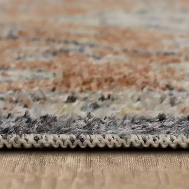 Kirklands Home Area Rugs|Granary Floral Area Rug, 6x9 Orange