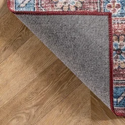 Kirklands Home Accent Rugs|Orange Medallion Washable Runner