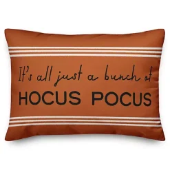 Hot Striped Hocus Pocus Pillow Halloween