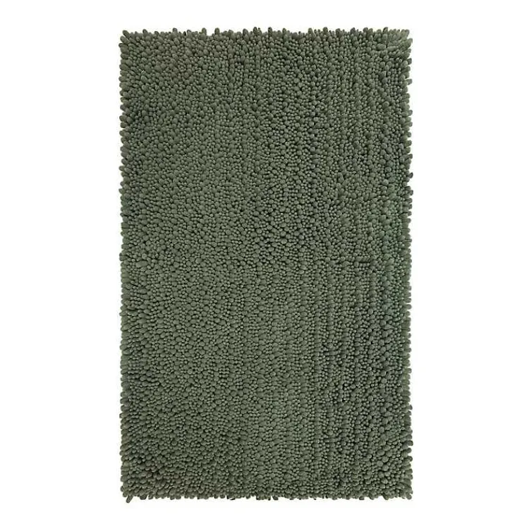 Kirklands Home Bathroom Rugs|Oregano Chenille Bath Mat, 60 in. Green