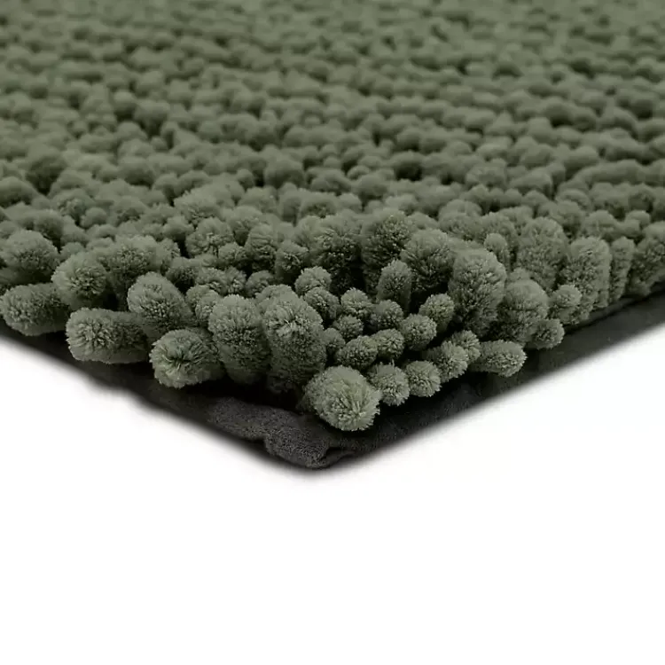 Kirklands Home Bathroom Rugs|Oregano Chenille Bath Mat, 60 in. Green
