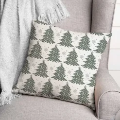 Ornate Trees Christmas Pillow Christmas Pillows