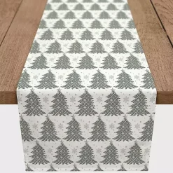 Ornate Trees Christmas Runner, 90 in. Christmas Dining & Entertaining