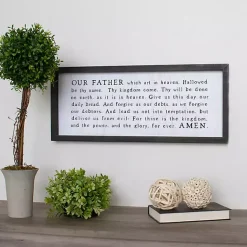 Kirklands Home Wall Quotes & Signs|Our Father Framed Wall Plaque