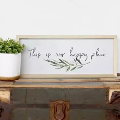 Kirklands Home Wall Quotes & Signs|Our Happy Place Wall Plaque