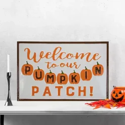 Outlet Our Pumpkin Patch Metal Wall Plaque Fall