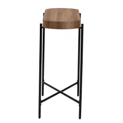 Kirklands Home Console Tables|Oval Light Wood X Base Console Table Brown