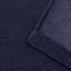 Kirklands Home Curtains & Drapes|Oxford Navy Thermal Curtain Panel Set, 96 in. Blue