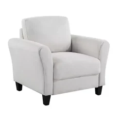 Kirklands Home Accent Chairs|Oyster Walter Accent Chair Ivory