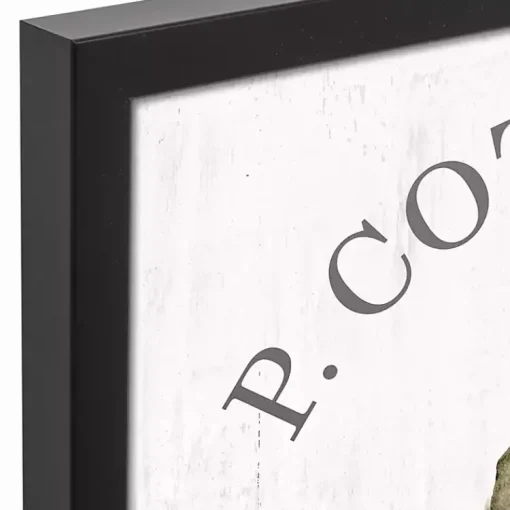 P Cottontail Egg Decorating Framed Canvas Print Easter Decorations