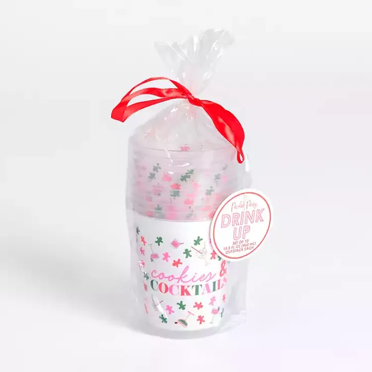 Kirklands Home Glassware & Drinkware|Packed Party Cookies & Cocktails 10-pc. Cup Set