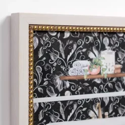 Kirklands Home Framed Art|Paisley Bathroom Tub Framed Art Print