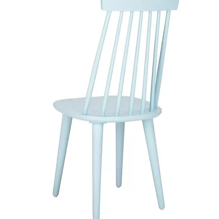 Kirklands Home Dining Chairs|Pale Burris Dining Chairs, Set of 2 Blue