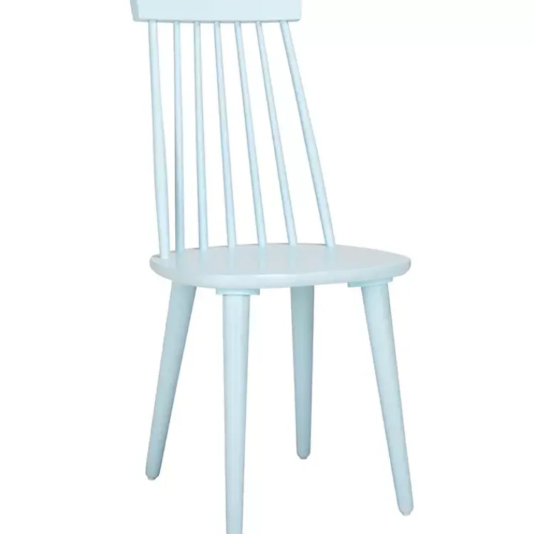 Kirklands Home Dining Chairs|Pale Burris Dining Chairs, Set of 2 Blue