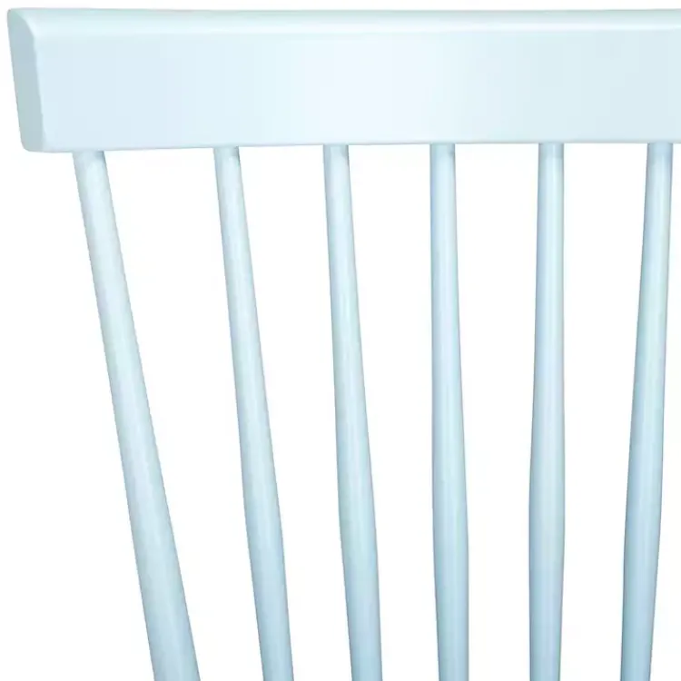 Kirklands Home Dining Chairs|Pale Parker Spindle Dining Chairs, Set of 2 Blue