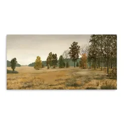 Kirklands Home Canvas Art|Panorama Tree Landscape Canvas Art Print Green