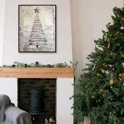 Hot Paper Pine Framed Art Print Christmas Decorations