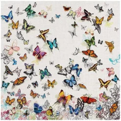 Kirklands Home Canvas Art|Papillon Canvas Art Print Multi