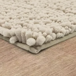Kirklands Home Bathroom Rugs|Parchment Lofty Pile Chenille Bath Mat, 34 in. Tan
