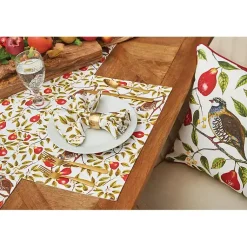 Partridge in a Pear Tree Napkins, Set of 6 Christmas Dining & Entertaining