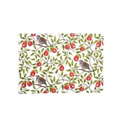 Discount Partridge in a Pear Tree Placemats, Set of 6 Christmas Dining & Entertaining