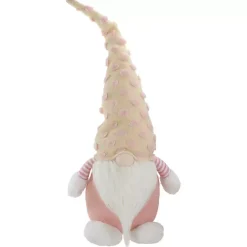 Hot Pastel Pink Polka Dot Hat Gnome Easter Decorations