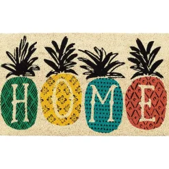 Kirklands Home Doormats|Patterned Pineapples Home Coir Doormat