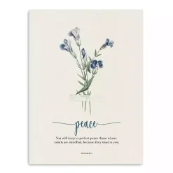 Kirklands Home Wall Quotes & Signs|Peace Affirmations Canvas Art Print, 18x24 in.