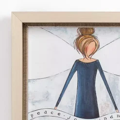 Kirklands Home Framed Art|Peace Angel Framed Art Print