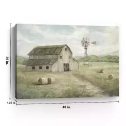 Kirklands Home Canvas Art|Peaceful Farm Canvas Art Print, 48x36 in.