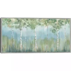 Kirklands Home Canvas Art|Peaceful Oasis Framed Canvas Art Print Green